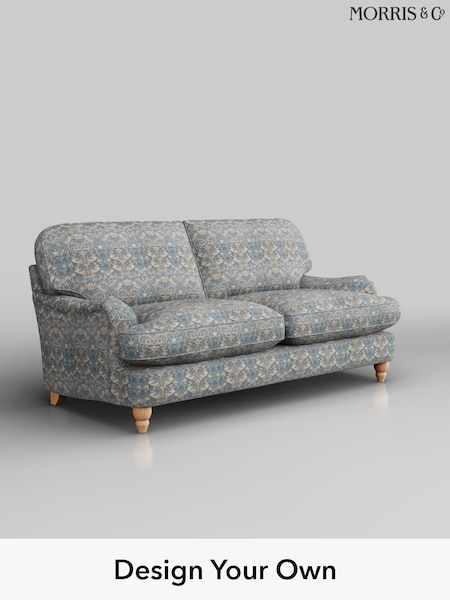 WM Strawberry Thief by Clarke and Clarke/Slate Grey Blush Maycott By Morris And Co (W46301) | £1,450