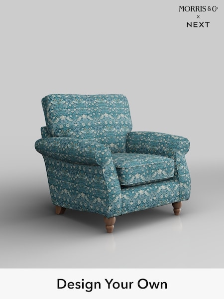 WM Strawberry Thief by Clarke and Clarke /Teal Ashford (W46315) | £875