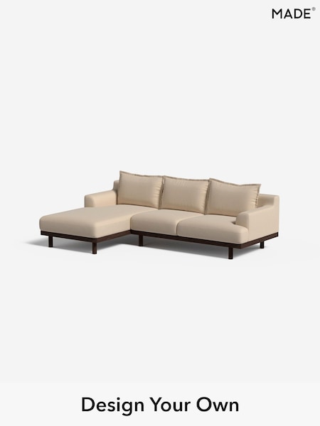 Made Weave/Light Stone Natural Turin By Made (W46327) | £2,099