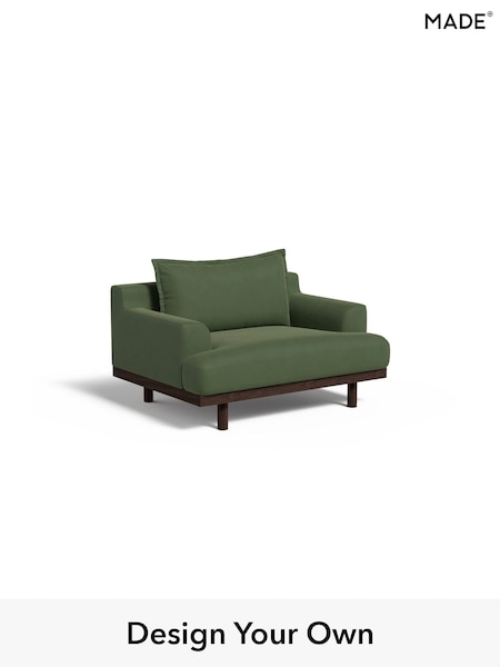 Matt Velvet Easy Clean/Grass Green Turin By Made (W46338) | £799