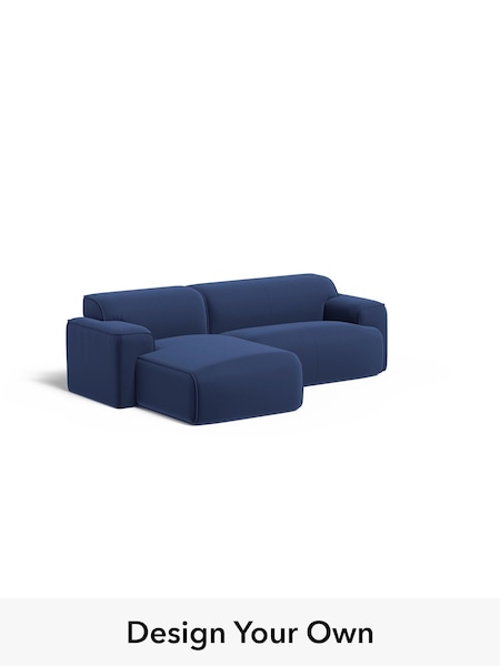Matt Velvet Easy Clean/Navy Blue Avalon By Made (W46344) | £1,599