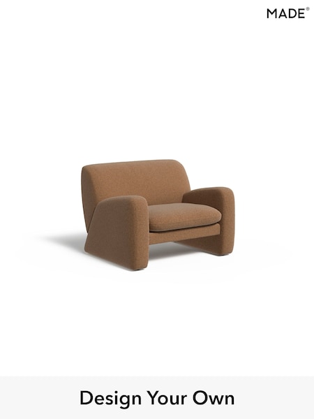 Soft Touch Boucle/Caramel Natural Romana By Made (W46364) | £799