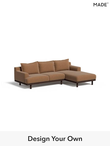 Soft Touch Boucle/Caramel Natural Turin By Made (W46365) | £1,999