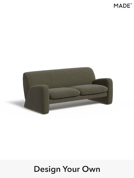 Soft Touch Boucle/Forest Green Romana By Made (W46367) | £1,099
