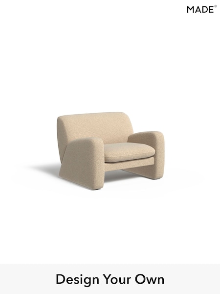 Soft Touch Boucle/Natural Linen Romana By Made (W46372) | £799