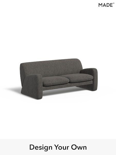 Textured Woven/Black Romana By Made (W46386) | £1,175