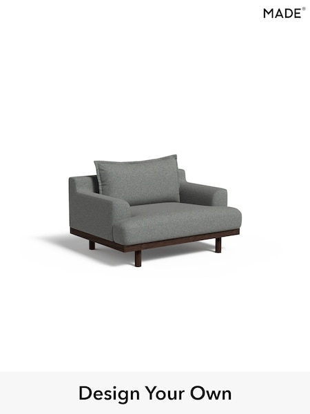 Textured Woven/Ink Blue Turin By Made (W46392) | £850