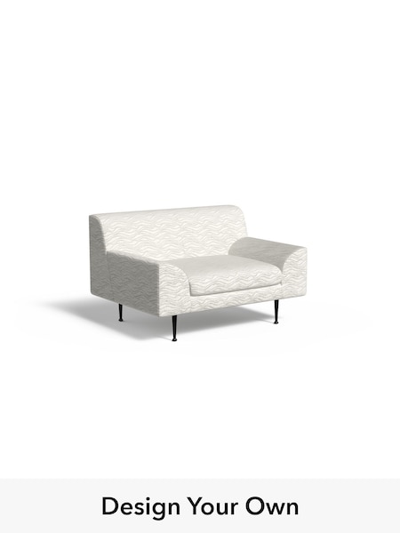 Textured Wave Boucle/Soft White Judd By Made (W46394) | £799