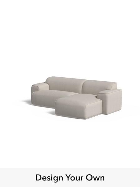 Textured Woven/Silver Grey Avalon By Made (W46396) | £1,699