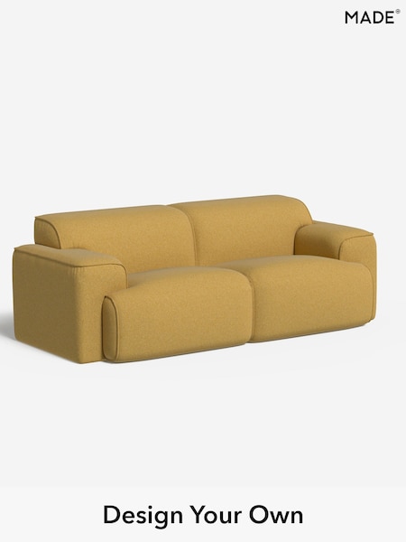 Textured Woven/Warm Ochre Avalon By Made (W46399) | £1,375
