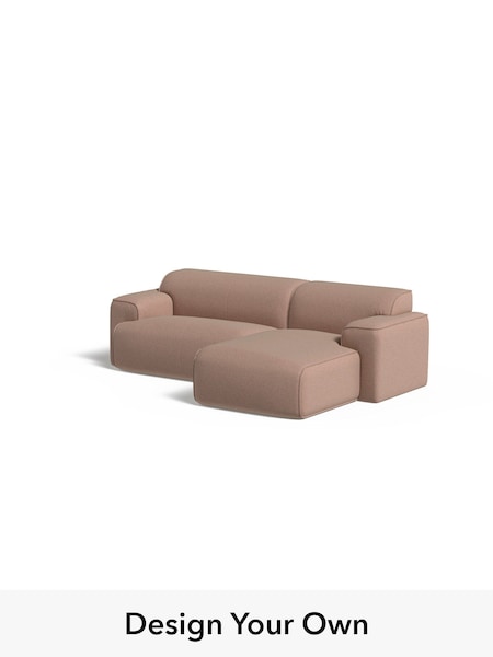 Textured Woven/Plaster Pink Avalon By Made (W46400) | £1,699