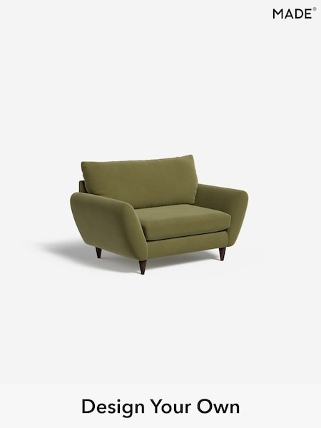 Matt Velvet Easy Clean/Fern Green Tinsley By Made (W46410) | £675