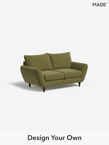 Matt Velvet Easy Clean/Fern Green Tinsley By Made (W46410) | £799