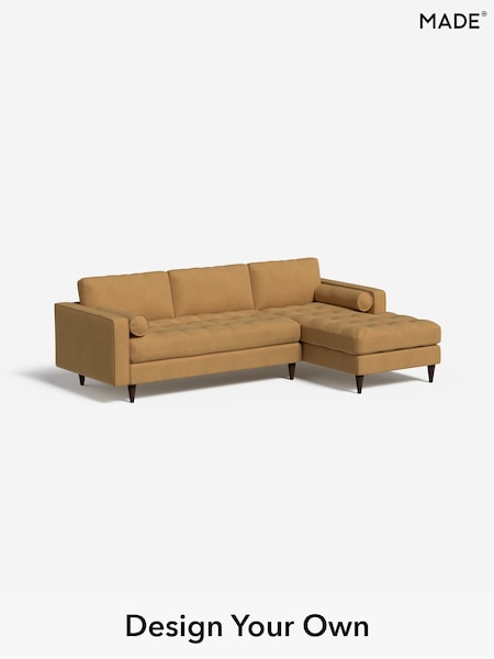 Matt Velvet Easy Clean/Caramel Natural Scott By Made (W46411) | £1,775