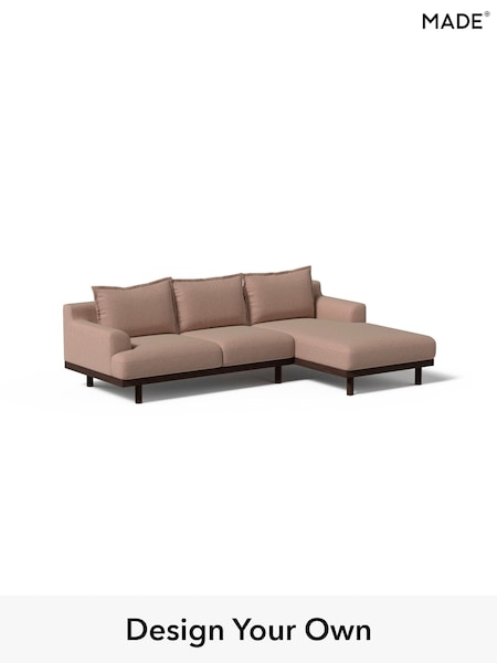 Textured Woven/Plaster Pink Turin By Made (W46412) | £2,099
