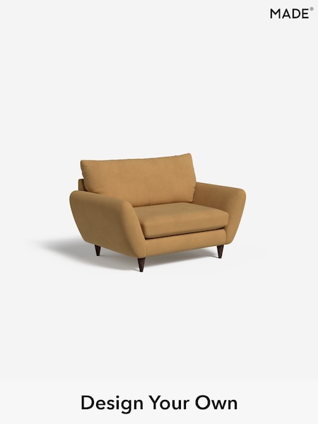 Matt Velvet Easy Clean/Caramel Natural Tinsley By Made (W46416) | £675