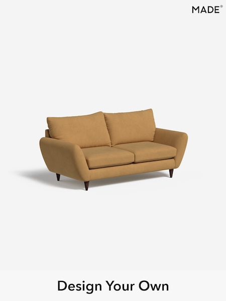 Matt Velvet Easy Clean/Caramel Natural Tinsley By Made (W46416) | £899