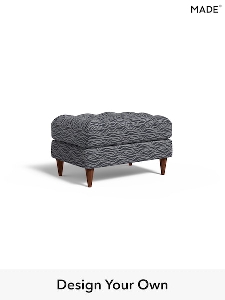 Textured Wave Boucle/Dark Ink Blue Scott By Made (W46423) | £399