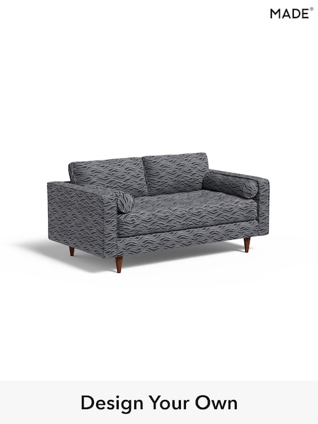 Textured Wave Boucle/Dark Ink Blue Scott By Made (W46423) | £1,150
