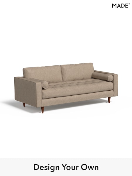Soft Chenille Easy Clean/Taupe Natural Scott By Made (W46424) | £1,175
