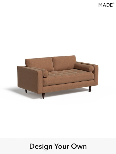 Soft Chenille Easy Clean/Dark Caramel Natural Scott By Made (W46426) | £1,075