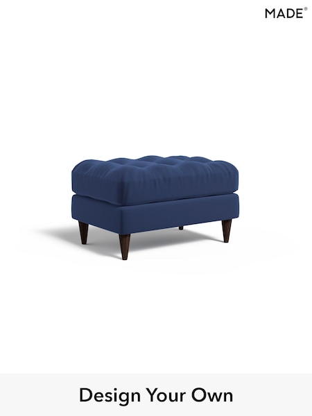 Matt Velvet Easy Clean/Navy Blue Scott By Made (W46428) | £350