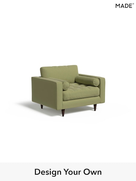 Soft Chenille Easy Clean/Green Tea Scott By Made (W46431) | £875