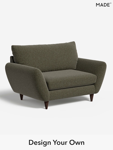 Soft Touch Boucle/Forest Green Tinsley By Made (W46444) | £675