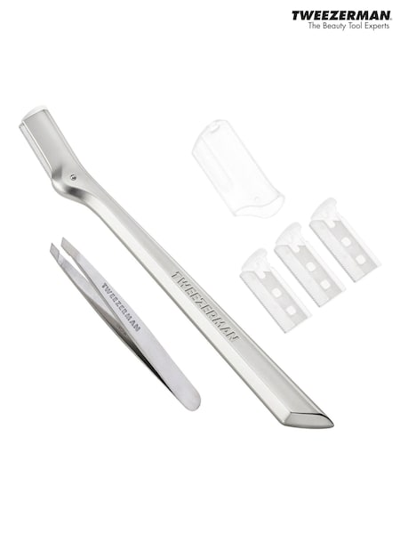 Tweezerman Brow Grooming Razor and Mini Tweezer Set (Worth £32) (W46447) | £30