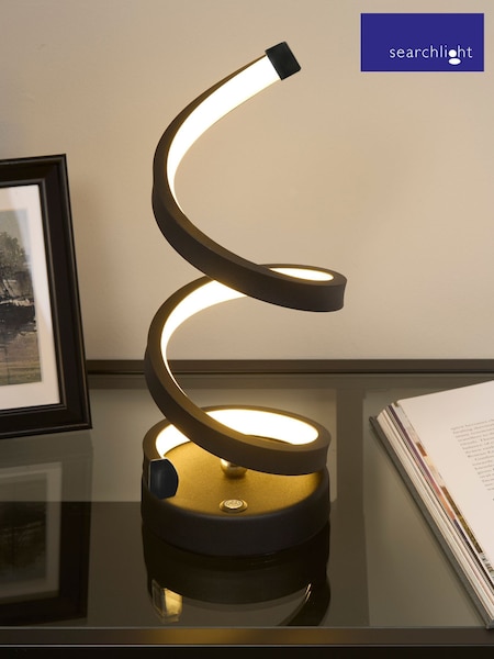 Searchlight Black Helix Lumina Table Lamp (W46484) | £22