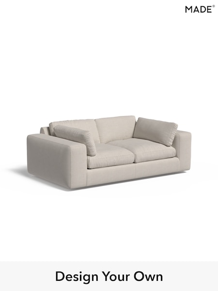 Textured Woven/Silver Grey Alec By Made (W46485) | £1,299