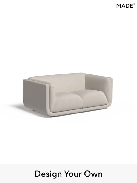 Textured Woven/Silver Grey Jadis By Made (W46489) | £1,275