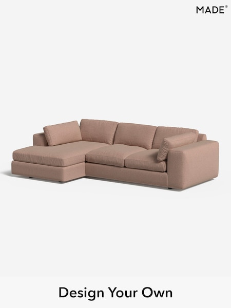 Textured Woven/Plaster Pink Alec By Made (W46502) | £2,150