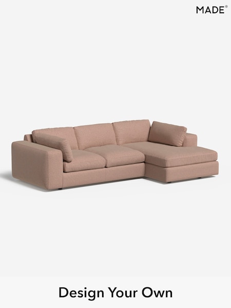 Textured Woven/Plaster Pink Alec By Made (W46502) | £2,150