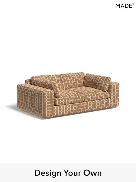 Cale Check/Dark Sand Natural Alec By Made (W46513) | £1,299
