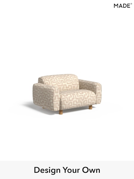 Clyde Abstract/Light Oatmeal Natural Diego By Made (W46518) | £799