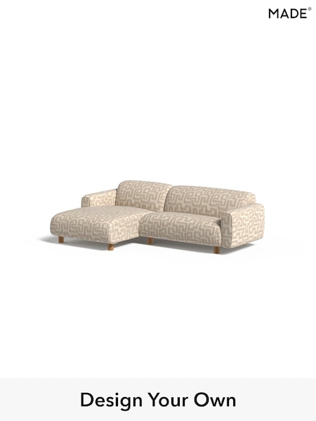 Clyde Abstract/Light Oatmeal Natural Diego By Made (W46518) | £1,599