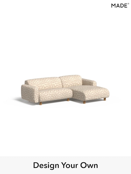 Clyde Abstract/Light Oatmeal Natural Diego By Made (W46518) | £1,599