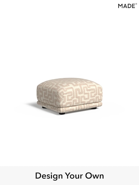 Clyde Abstract/Light Oatmeal Natural Jadis By Made (W46520) | £399