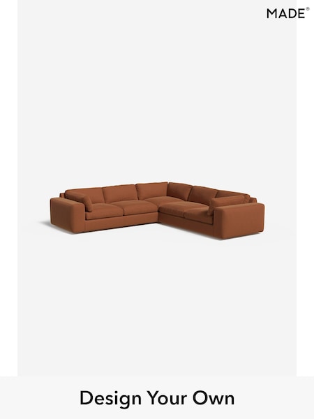 Made Weave/Dark Terracotta Orange Alec By Made (W46536) | £2,975