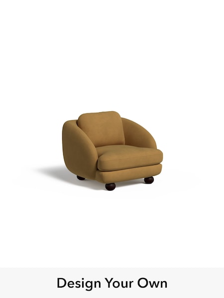 Matt Velvet Easy Clean/Caramel Natural Madris By Made (W46538) | £899