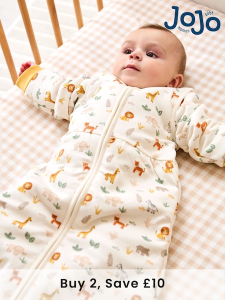 JoJo Maman Bébé Safari 3.5 Tog Baby Sleeping Bag (W46551) | £39