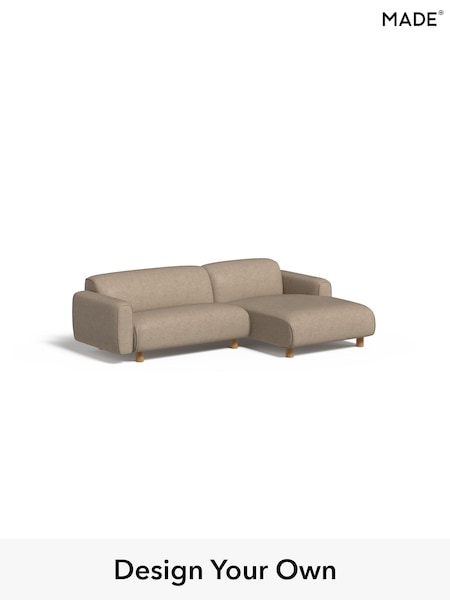 Soft Chenille Easy Clean/Taupe Natural Diego By Made (W46579) | £1,599