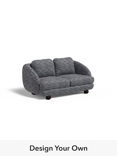 Textured Wave Boucle/Dark Ink Blue Madris By Made (W46585) | £1,450
