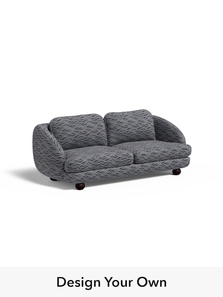 Textured Wave Boucle/Dark Ink Blue Madris By Made (W46585) | £1,550