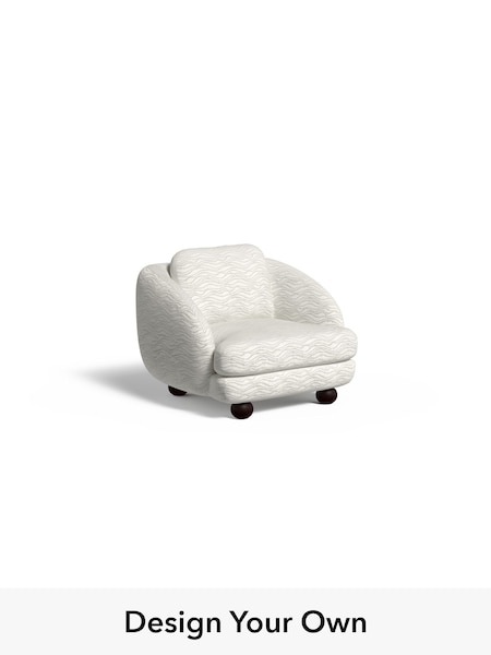 Textured Wave Boucle/Soft White Madris By Made (W46592) | £999