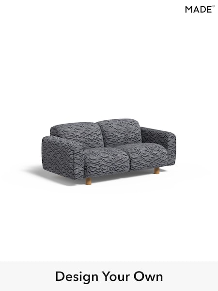 Textured Wave Boucle/Dark Ink Blue Diego By Made (W46594) | £1,025