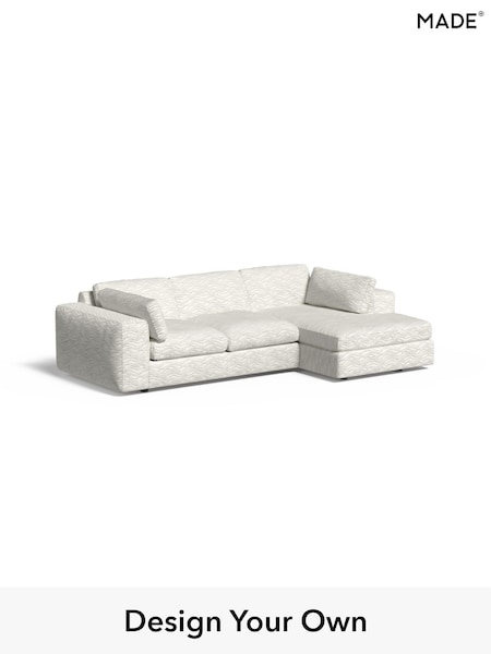 Textured Wave Boucle/Soft White Alec By Made (W46595) | £2,299