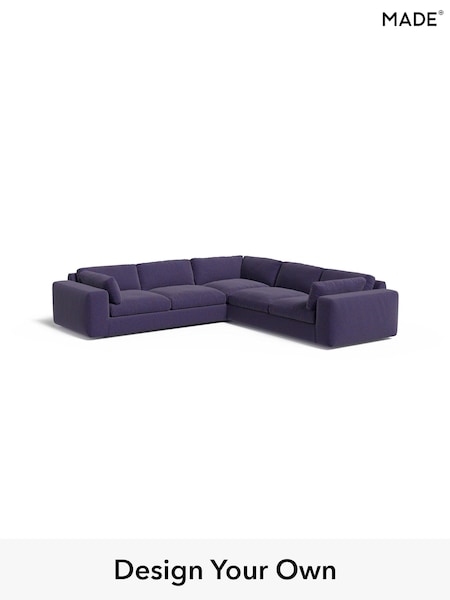 Soft Touch Boucle/Cobalt Blue Alec By Made (W46603) | £2,825