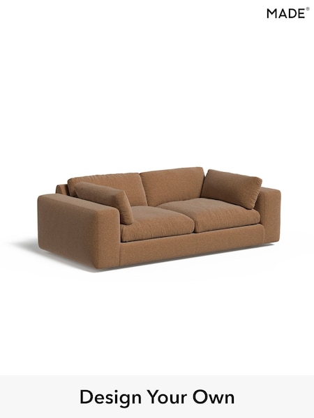 Soft Touch Boucle/Caramel Natural Alec By Made (W46604) | £1,325